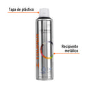 Pintura en Aerosol Bote Esbelto 400 ml Truper Negro Brillante