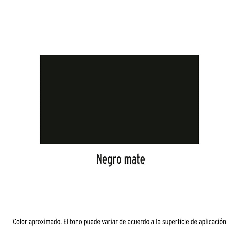 Pintura en Aerosol Bote Esbelto 400 ml Truper Negro Mate