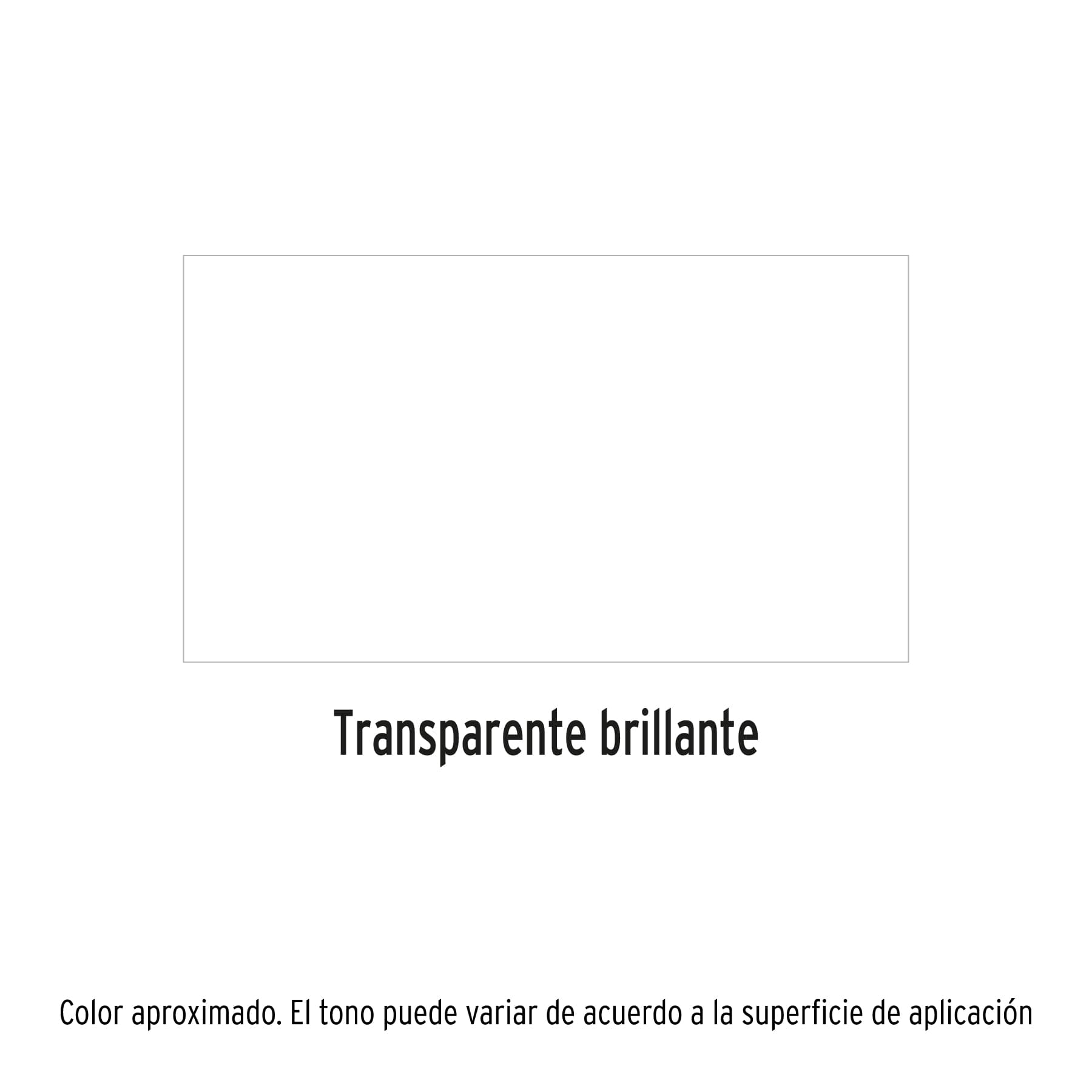 Pintura en Aerosol Bote Esbelto 400 ml Truper Transparente Brillante