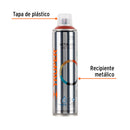 Pintura en Aerosol Bote Esbelto 400 ml Truper Cobre Metalico