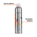 Pintura en Aerosol Bote Esbelto 400 ml Truper Gris Primario