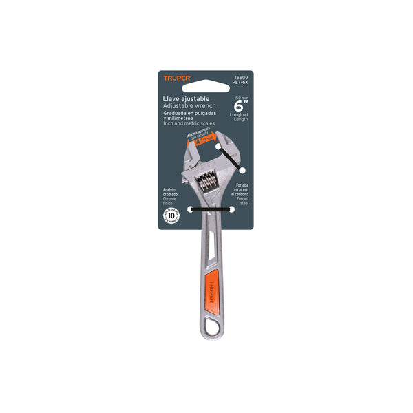 Perico Cromado con Mango de PVC Truper  6"