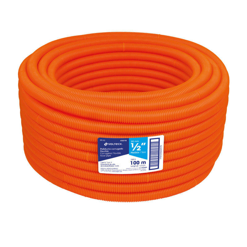 Poliducto Flexible Sin Guia Volteck 1/2" (13 mm)