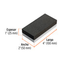 Piedra para Asentar 4" x 2" Truper