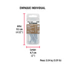 Pija Punta de Broca No 8 x 1"1/2 (38 mm) Fiero Blister 13 Piezas