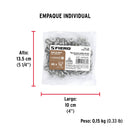 Pija Punta de Broca No 8 x  1/2" (13 mm) Fiero Bolsa con 100 Piezas