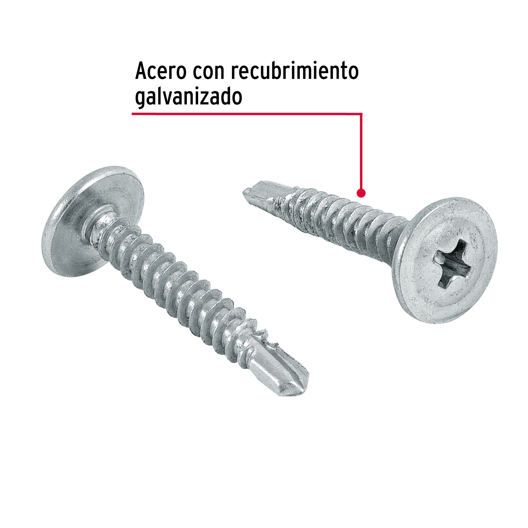 Pija Punta de Broca No 8 x 1" (25 mm) Fiero por Pieza