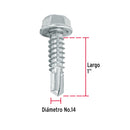 Pija Punta de Broca Hexagonal No 14 x 1" (25 mm) Fiero por Pieza