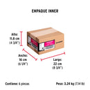 Pija Punta de Broca Hexagonal con Rondana No 14 x 2" (50 mm) Fiero Bolsa 50 Piezas