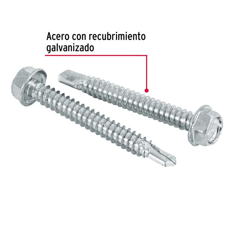 Pija Punta de Broca Hexagonal No 14 x 2" (50 mm) Fiero por Pieza