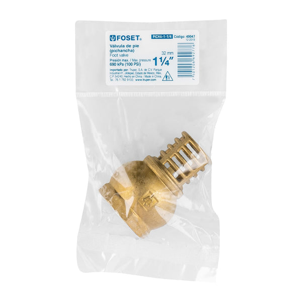 Check Pichancha Foset 1"1/4 (32 mm)
