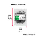 Pija Tablaroca No 10 x 1" Fiero Bolsa con 100 Piezas