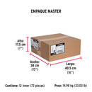 Pija Tablaroca No 10 x 1" Fiero Bolsa con 100 Piezas