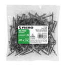 Pija Tablaroca No 10 x 1"1/4 Fiero Bolsa con 100 Piezas