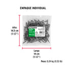 Pija Tablaroca No 10 x 1"1/4 Fiero Bolsa con 100 Piezas