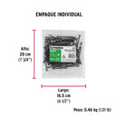 Pija Tablaroca No 10 x 2"1/2 Fiero Bolsa con 100 Piezas