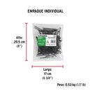 Pija Tablaroca No 10 x 3" Fiero Bolsa con 100 Piezas