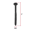 Pija Tablaroca No 10 x 3" Fiero Bolsa con 100 Piezas