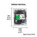 Pija Tablaroca No 12 x 2"1/2 Fiero Bolsa 100 Piezas