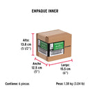 Pija Tablaroca No  6 x 2" Fiero Bolsa con 100 Piezas