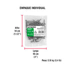 Pija Tablaroca No  8 x 1"1/4 Fiero Bolsa con 100 Piezas