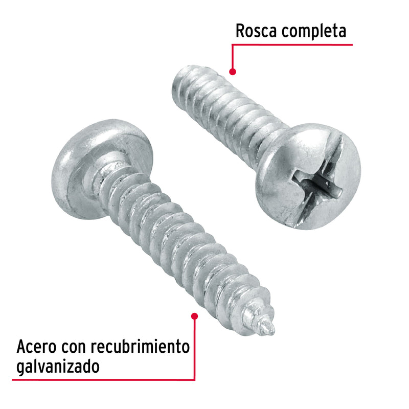 Pija para Lamina No 10 x 1" (25 mm) Fiero Blister 10 Piezas