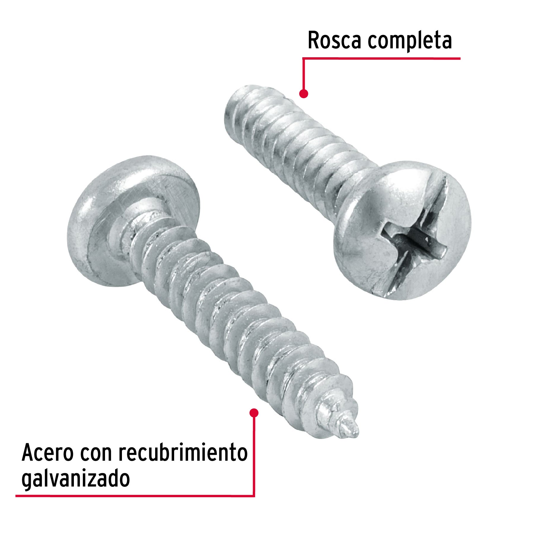 Pija para Lamina No 10 x 1" (25 mm) Fiero Bolsa con 150 Piezas