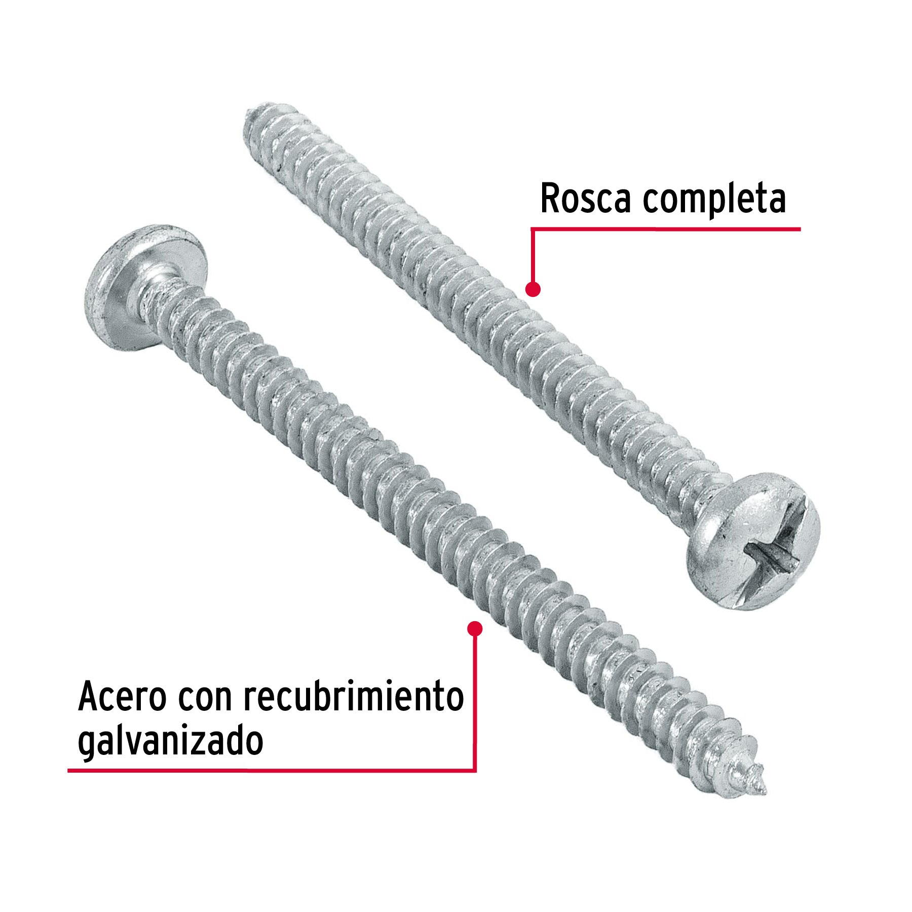 Pija para Lamina No 10 x 2"1/2 (65 mm) Fiero Bolsa con 150 Piezas