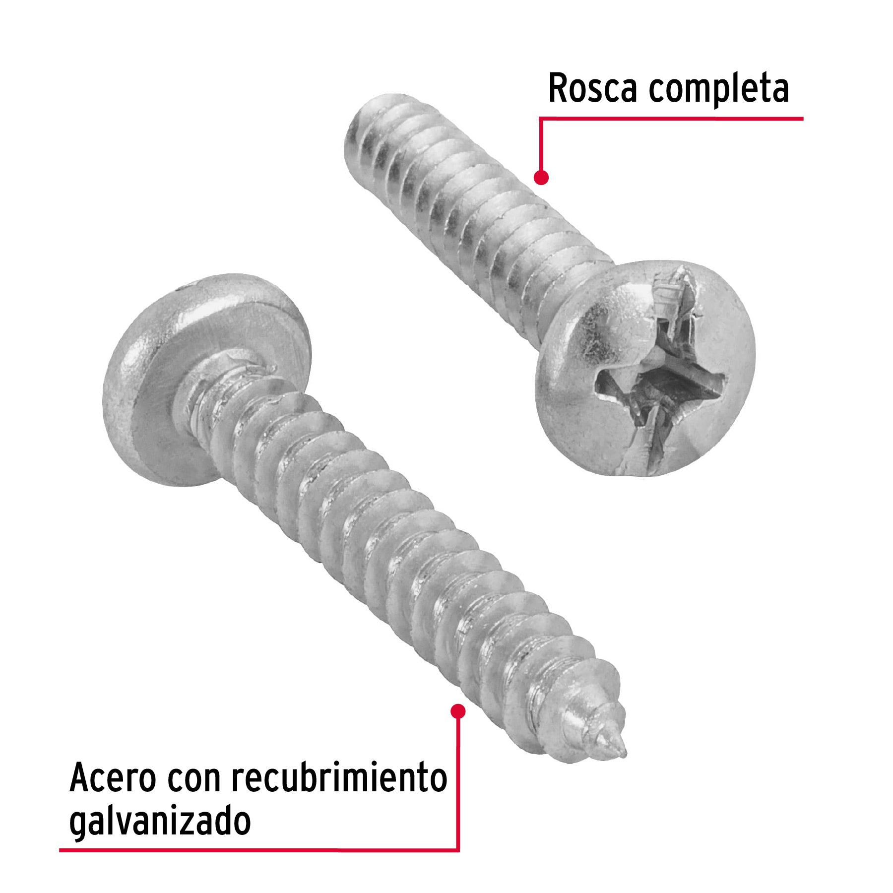 Pija para Lamina No 10 x  3/4" (19 mm) Fiero Bolsa con 150 Piezas