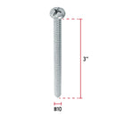 Pija para Lamina No 10 x 3" (75 mm) Fiero Bolsa con 150 Piezas