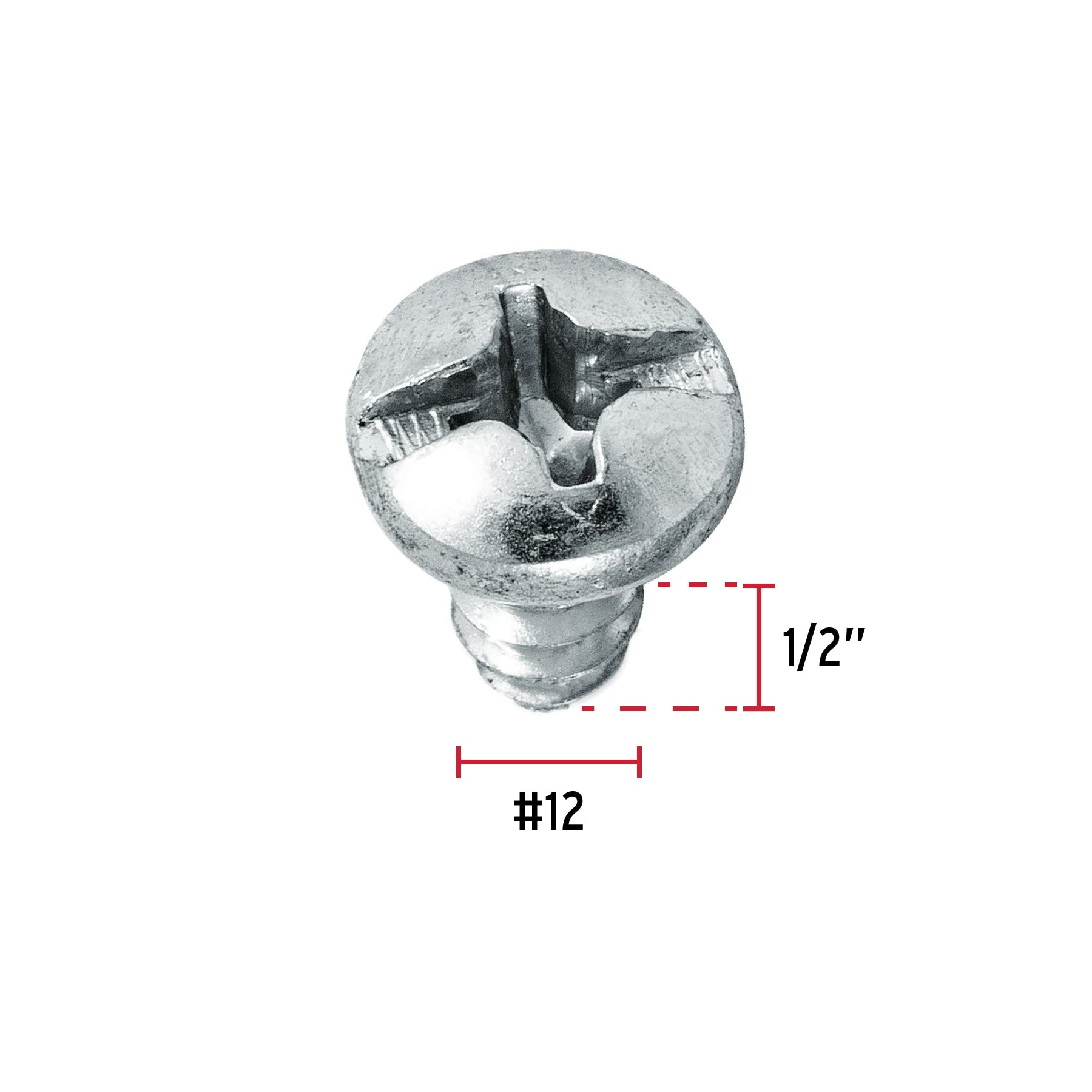 Pija para Lamina No 12 x  1/2" (13 mm) Fiero Bolsa con 100 Piezas