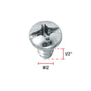 Pija para Lamina No 12 x  1/2" (13 mm) Fiero Bolsa con 100 Piezas