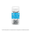 Pija para Lamina No 12 x 1" (25 mm) Fiero Blister 8 Piezas