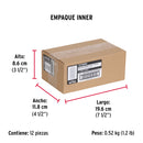 Pija para Lamina No 12 x 1" (25 mm) Fiero Blister 8 Piezas