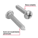 Pija para Lamina No 14 x 1"1/2 (38 mm) Fiero Bolsa con 100 Piezas