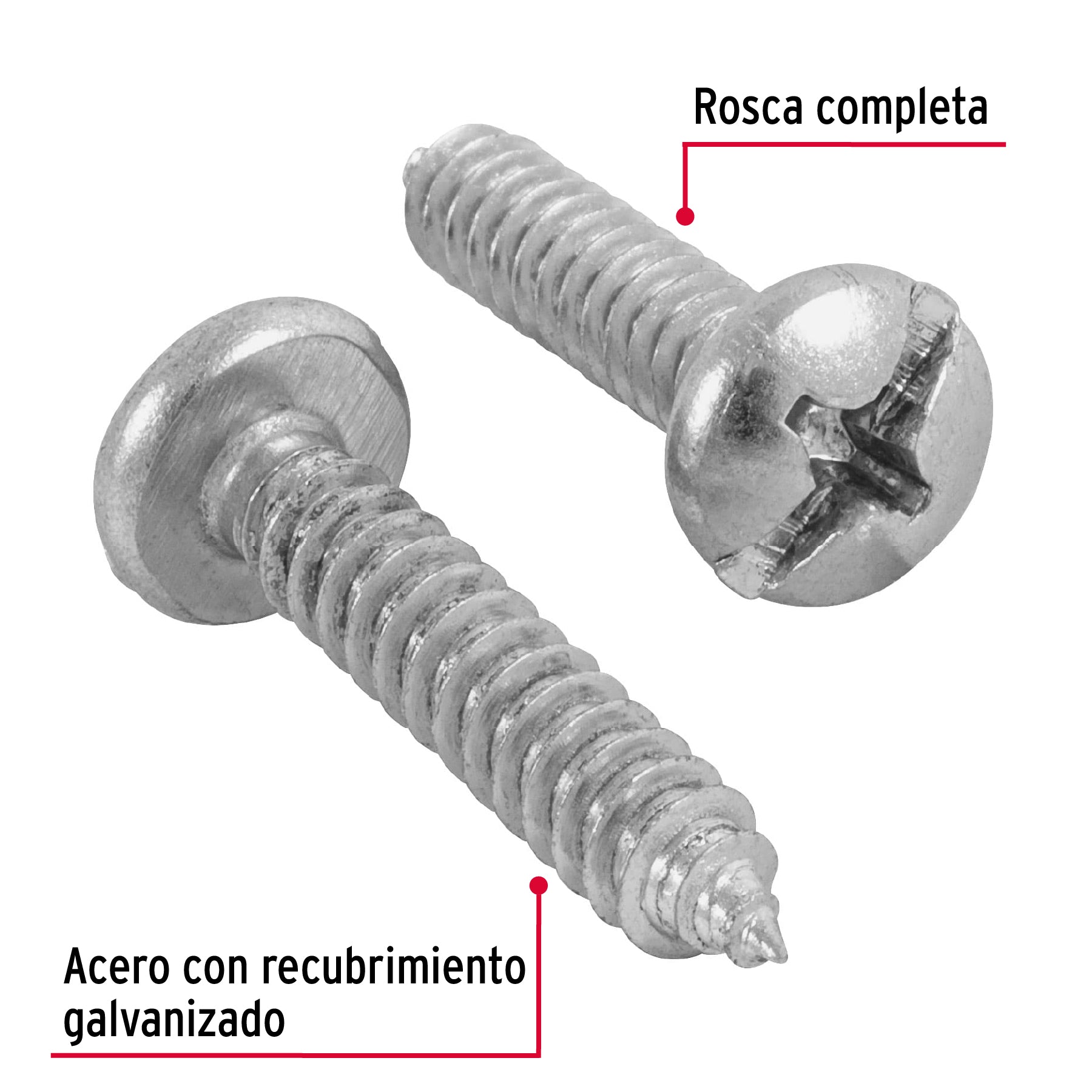 Pija para Lamina No 14 x 1"1/4 (32 mm) Fiero Bolsa con 100 Piezas