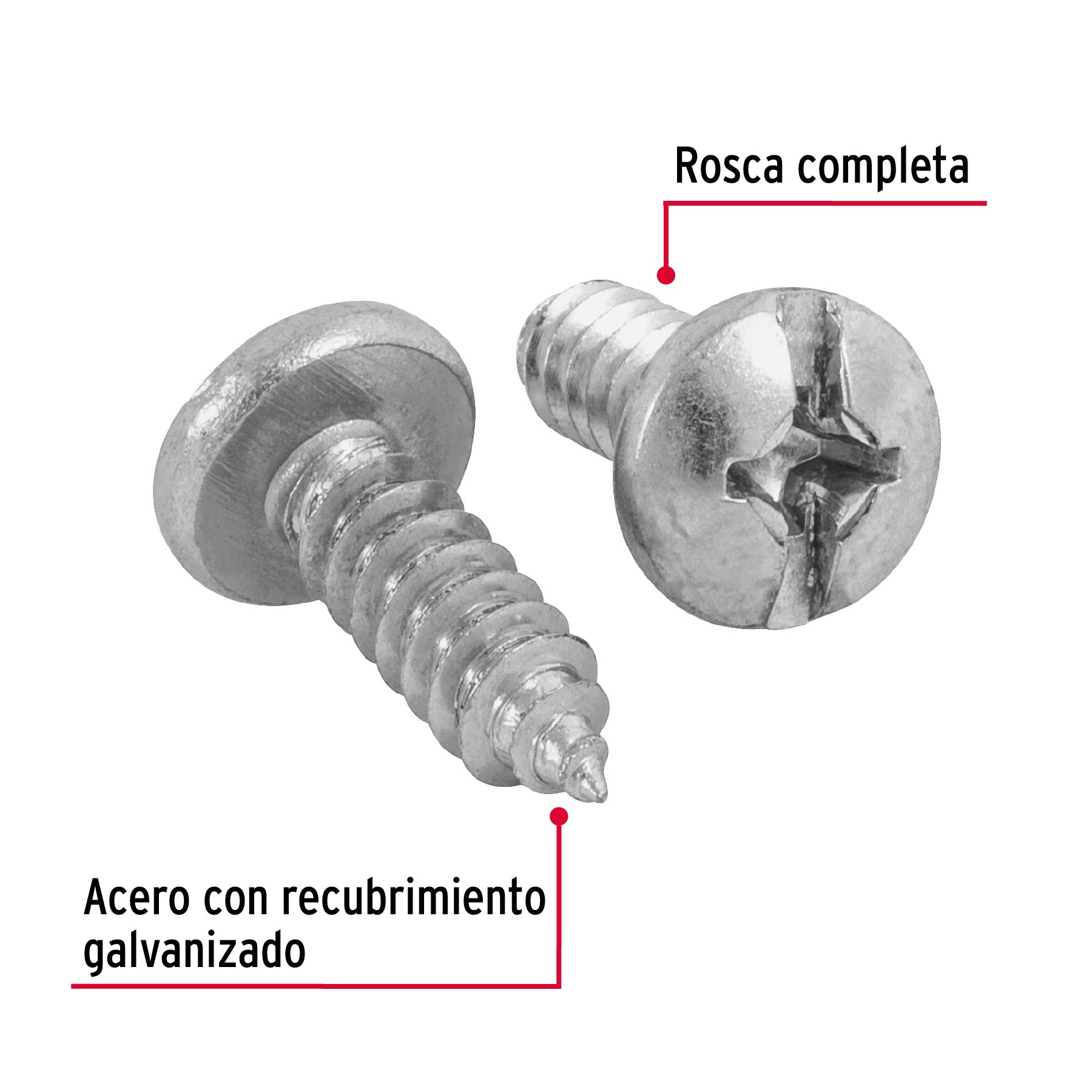 Pija para Lamina No 14 x  3/4" (19 mm) Fiero Bolsa con 100 Piezas
