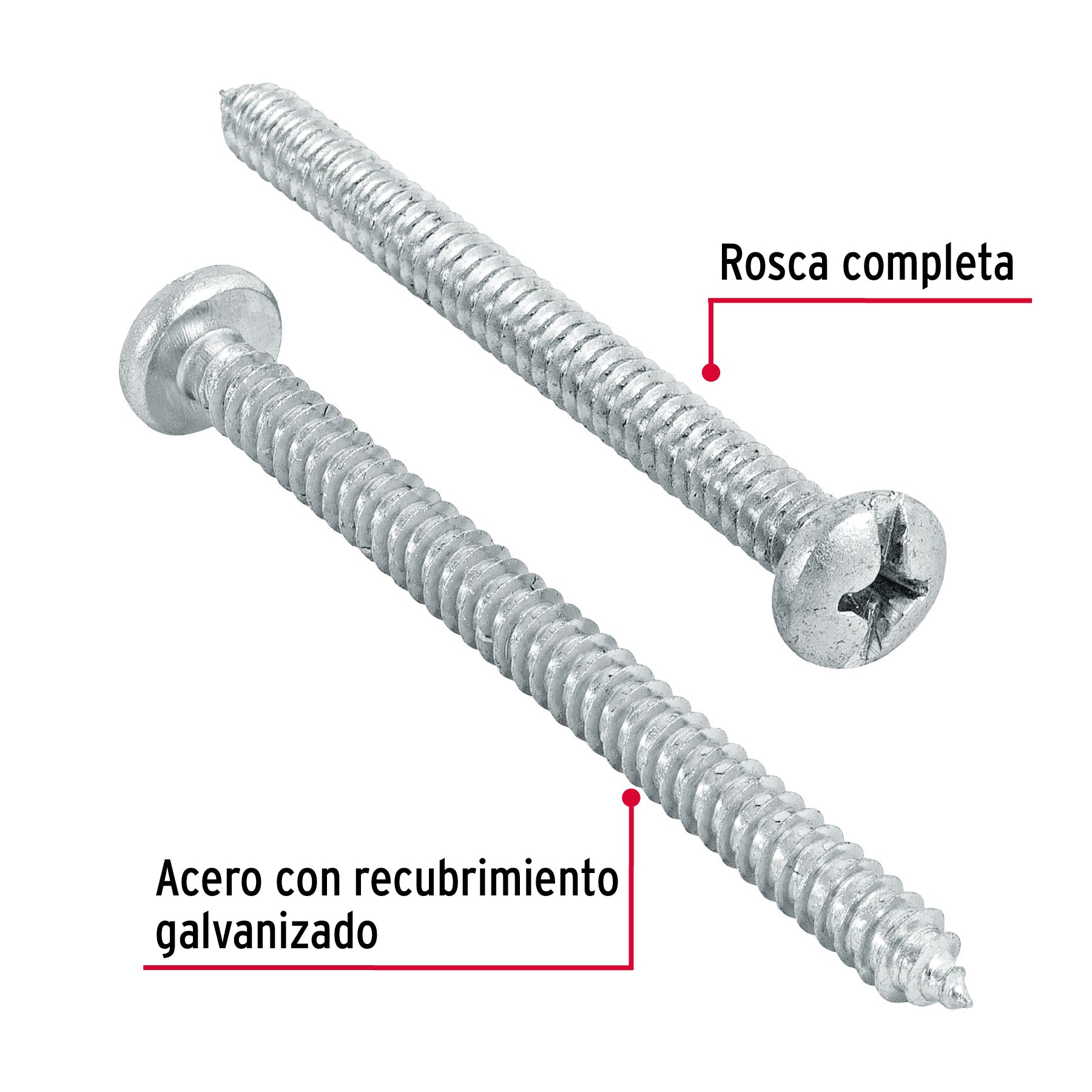 Pija para Lamina No 14 x 3" (75 mm) Fiero Bolsa con 100 Piezas