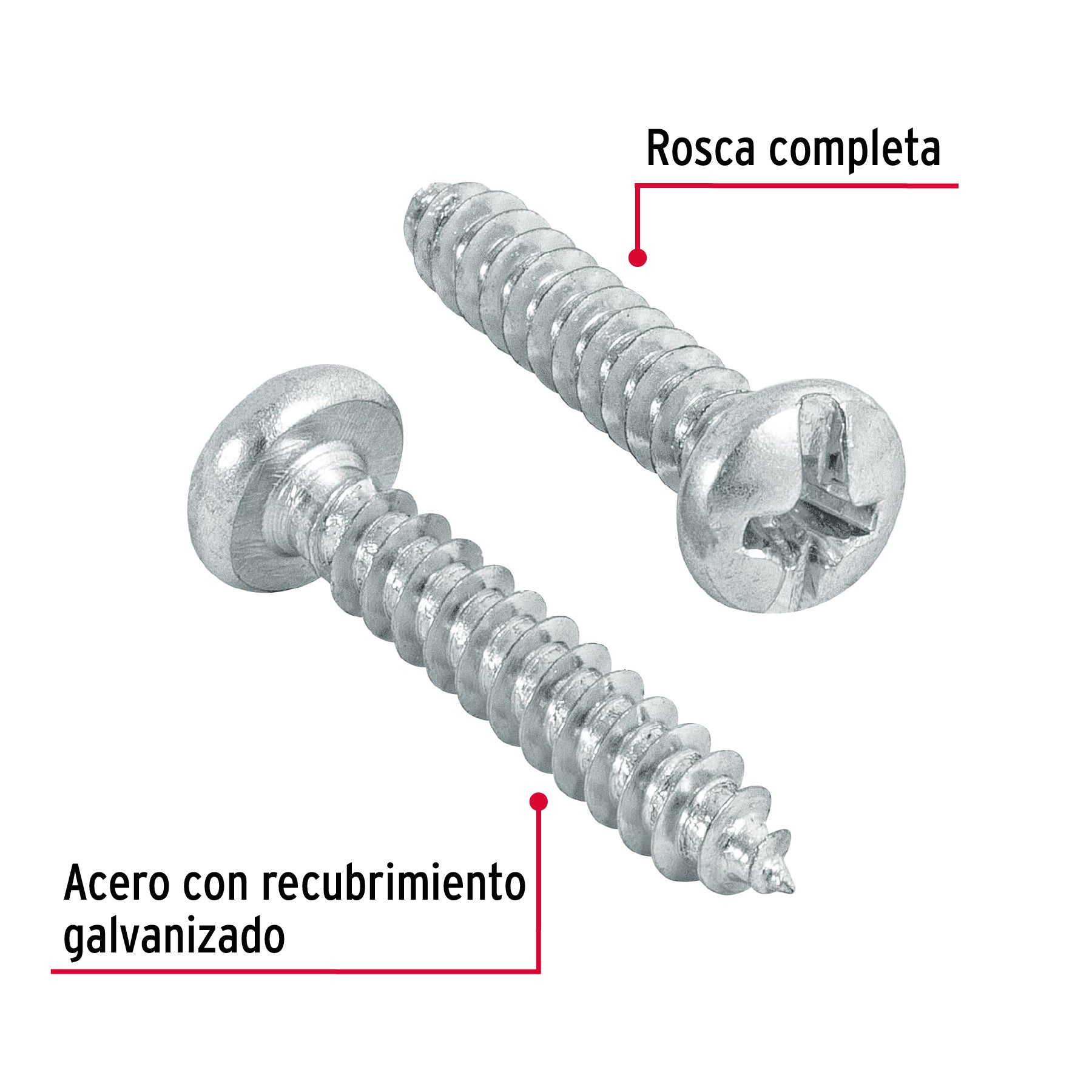 Pija para Lamina No  6 x  3/4" (19 mm) Fiero 1 Pieza