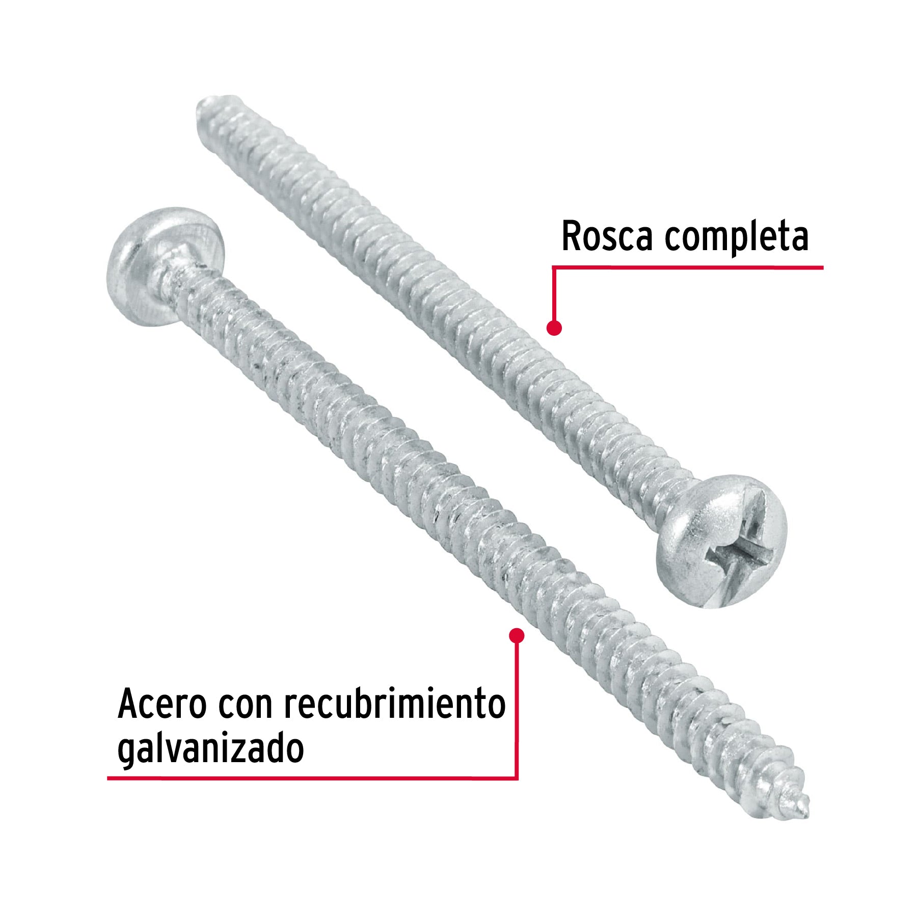 Pija para Lamina No  8 x 2"1/2 (65 mm) Fiero 1 Pieza