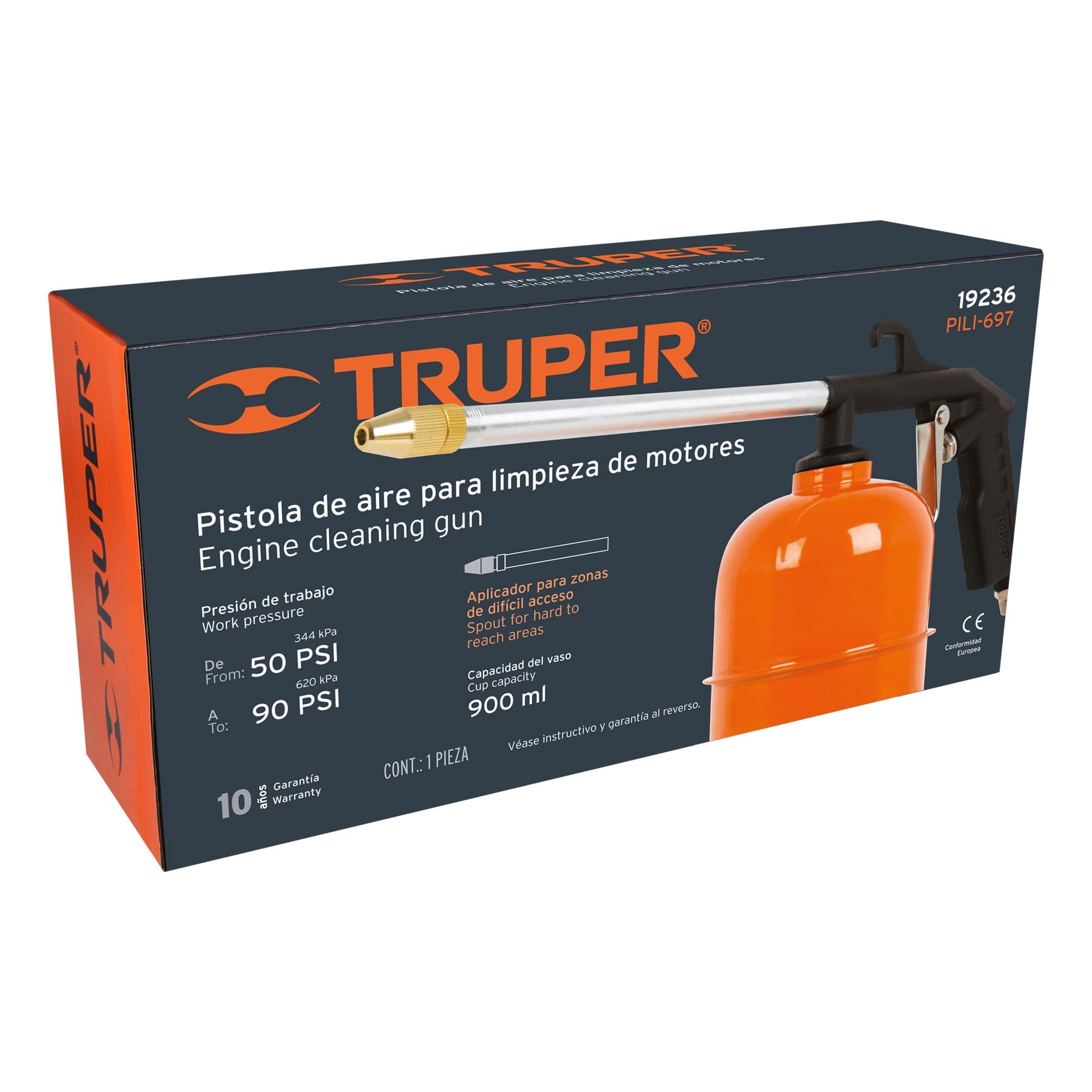 Pistola de Aluminio para Limpieza de Motores Truper