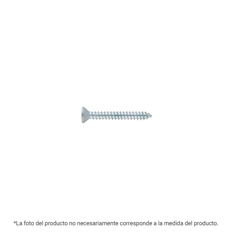 Pija Cabeza Plana No  6 x  3/8" Fiero Bolsa 200 Piezas