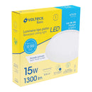 Luminario Sobreponer Tipo Plafon Luz de Dia LED Volteck 15 Watts