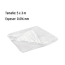 Cubre Todo Plastico Bolsa Uso Ligero 5 x 3 mts (15 m2) Truper