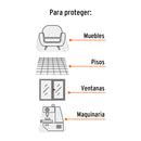 Cubre Todo Plastico Bolsa Uso Ligero 5 x 3 mts (15 m2) Truper