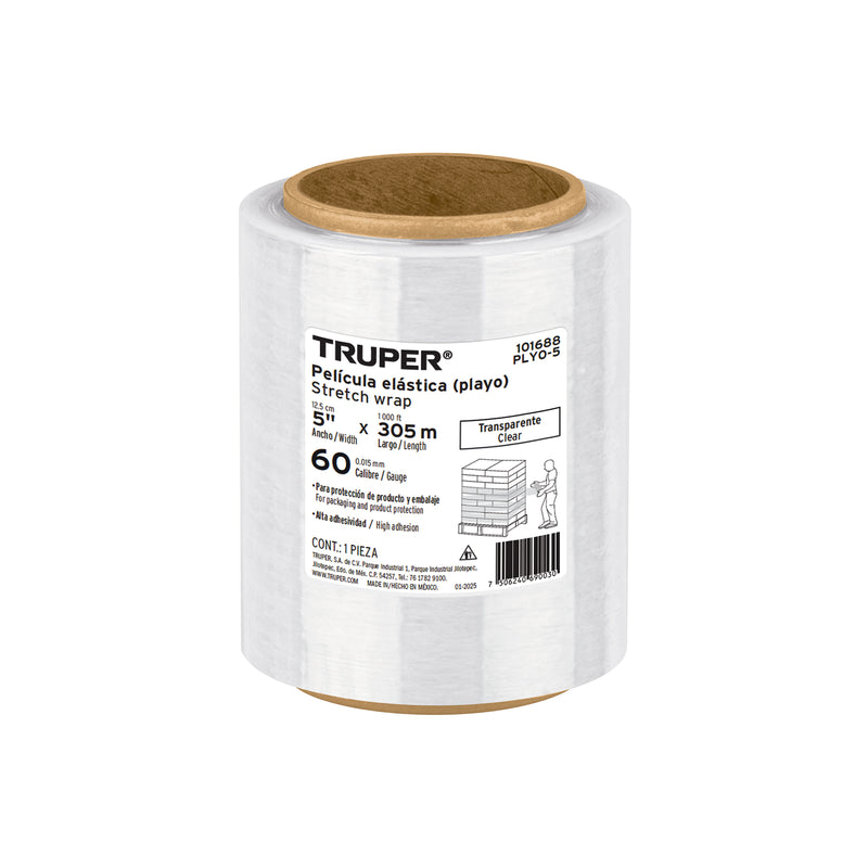 Playo  5" Calibre 60 Rollo de 305 mts Truper