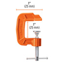 Prensa de Hierro Ductil para Carpinteria Truper 1"