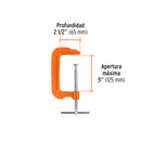 Prensa de Hierro Ductil para Carpinteria Truper 5"