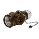 Portalampara Baquelita con Cadena y Ladron Volteck