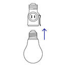Portalampara Baquelita con Cadena y Ladron Volteck